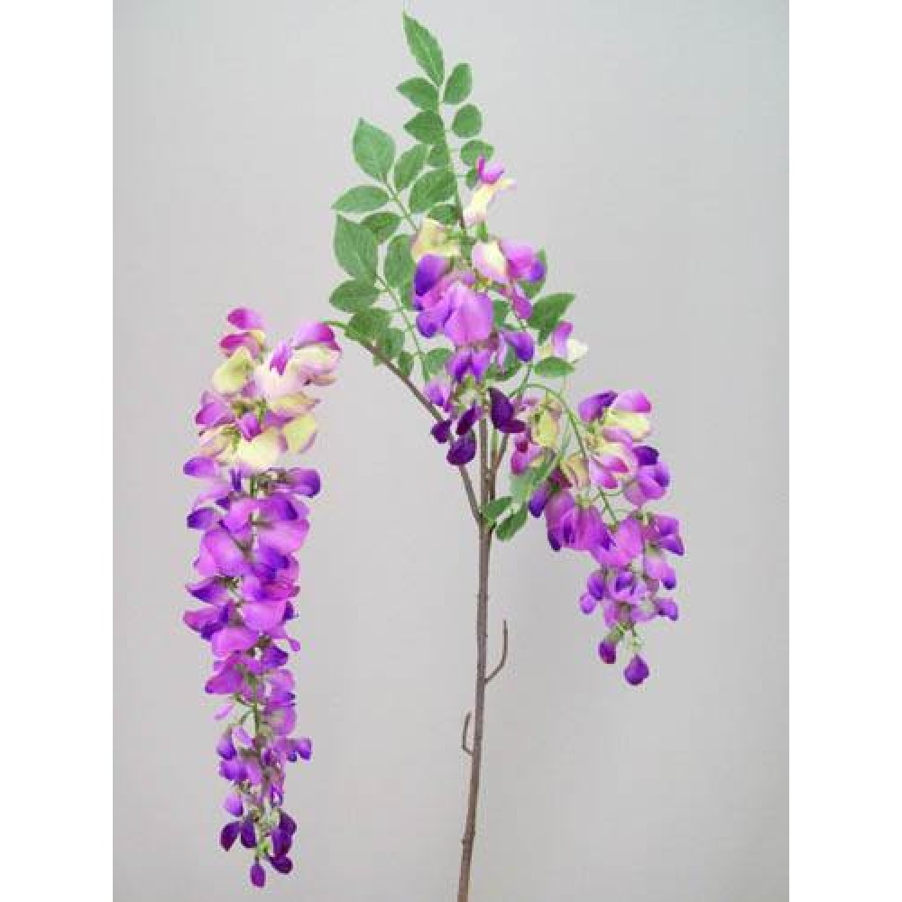 Wisteria Stem Purple Artificial Flowers